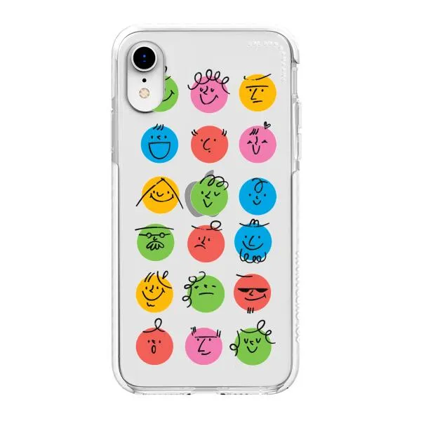 iPhone Case - Colorful Faces Set