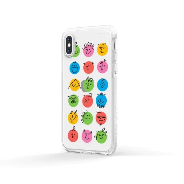 iPhone Case - Colorful Faces Set