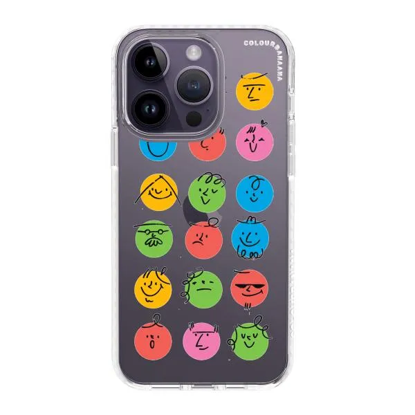 iPhone Case - Colorful Faces Set