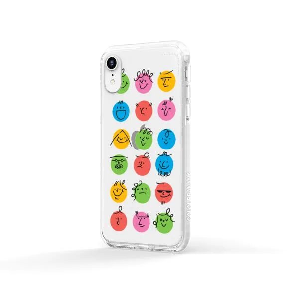 iPhone Case - Colorful Faces Set