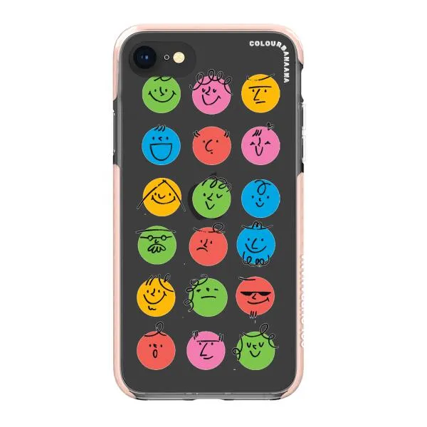 iPhone Case - Colorful Faces Set