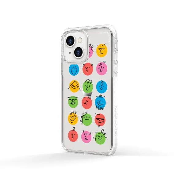 iPhone Case - Colorful Faces Set