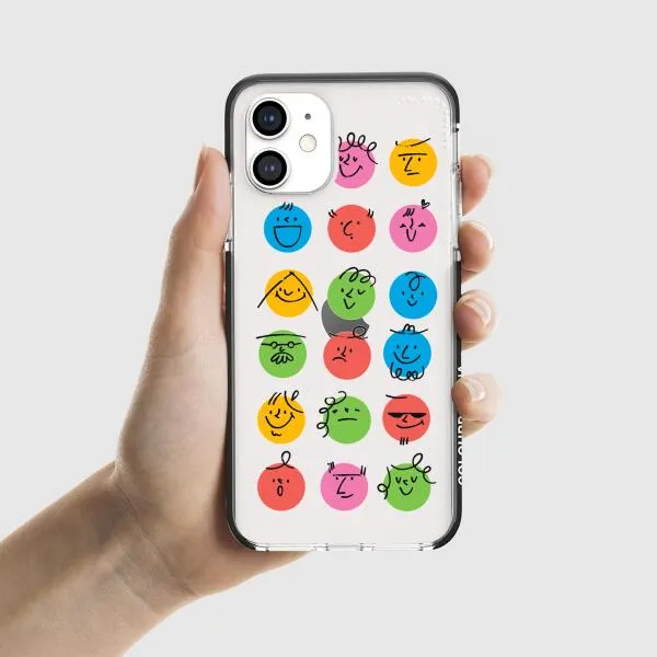 iPhone Case - Colorful Faces Set