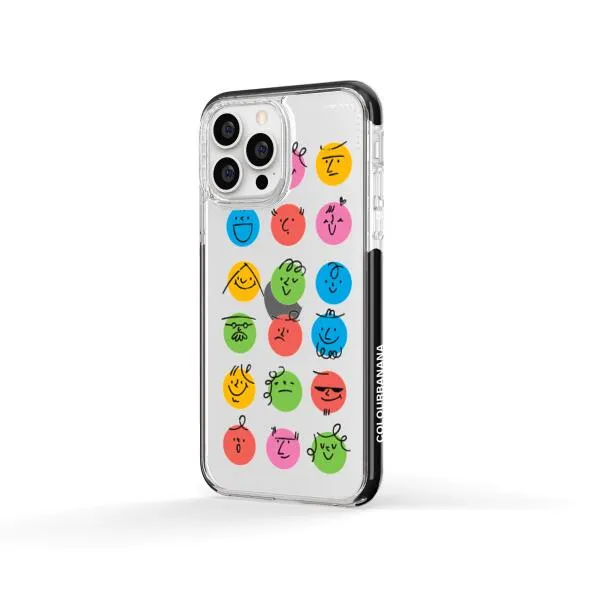 iPhone Case - Colorful Faces Set