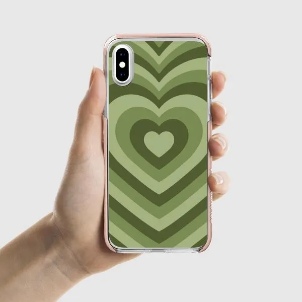 iPhone Case - Green Latte Heart