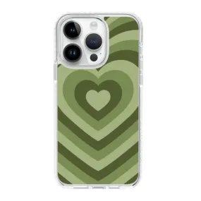 iPhone Case - Green Latte Heart