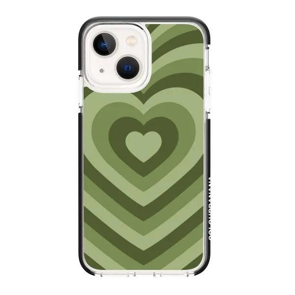 iPhone Case - Green Latte Heart