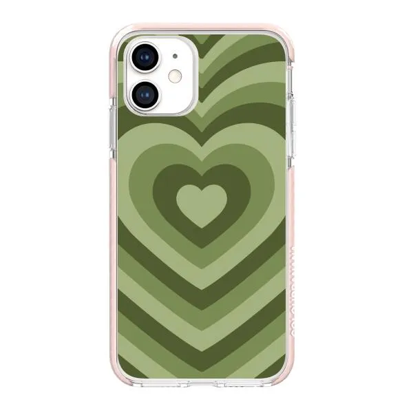 iPhone Case - Green Latte Heart