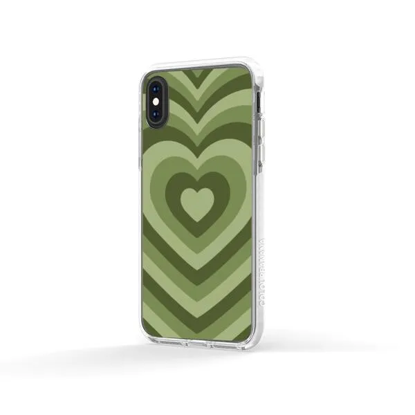 iPhone Case - Green Latte Heart