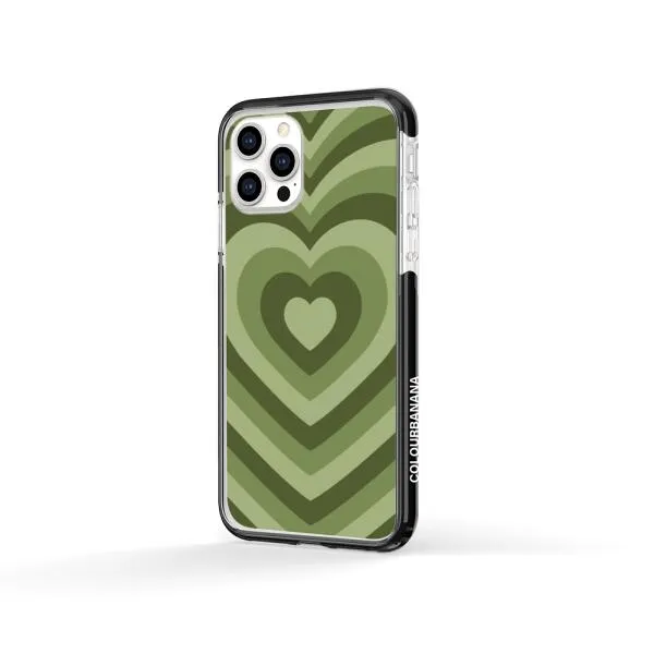 iPhone Case - Green Latte Heart