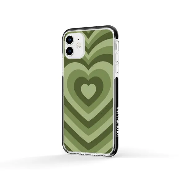 iPhone Case - Green Latte Heart