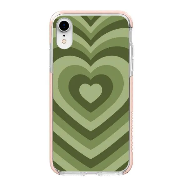 iPhone Case - Green Latte Heart