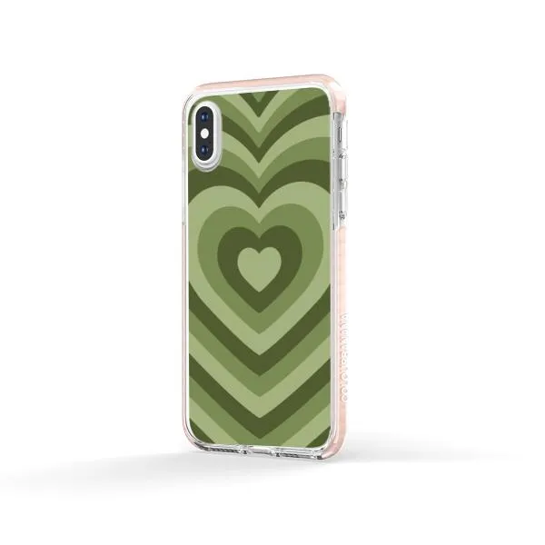 iPhone Case - Green Latte Heart