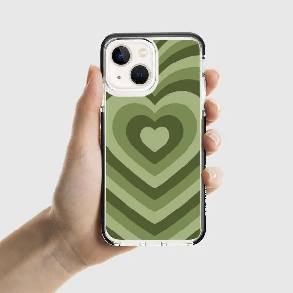 iPhone Case - Green Latte Heart