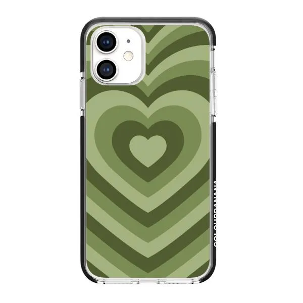 iPhone Case - Green Latte Heart