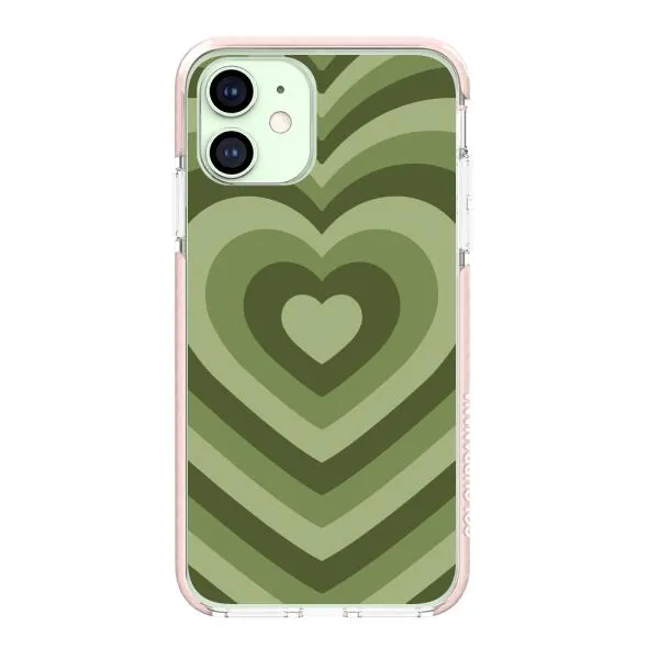 iPhone Case - Green Latte Heart