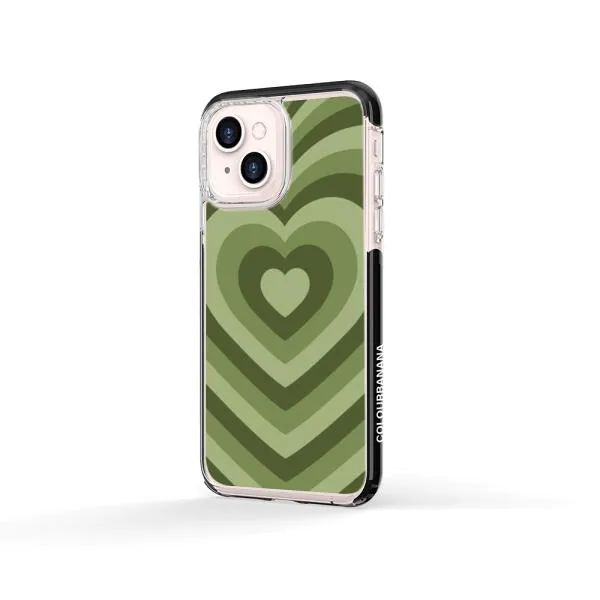 iPhone Case - Green Latte Heart