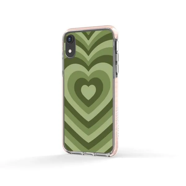 iPhone Case - Green Latte Heart