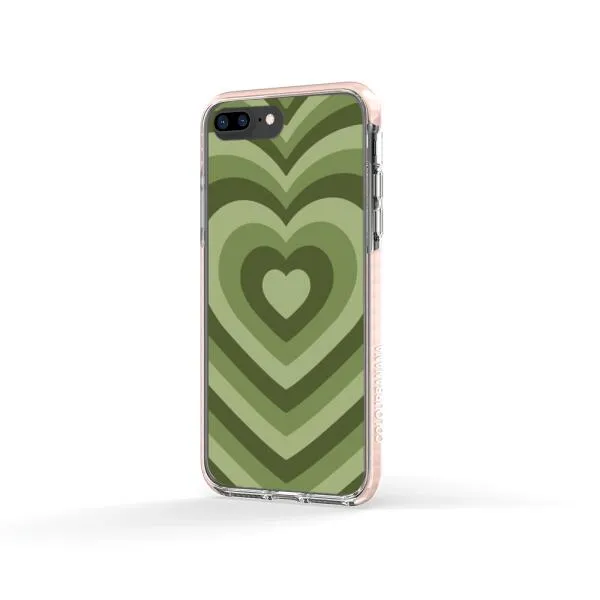 iPhone Case - Green Latte Heart