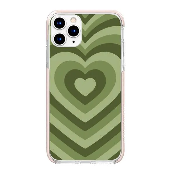 iPhone Case - Green Latte Heart