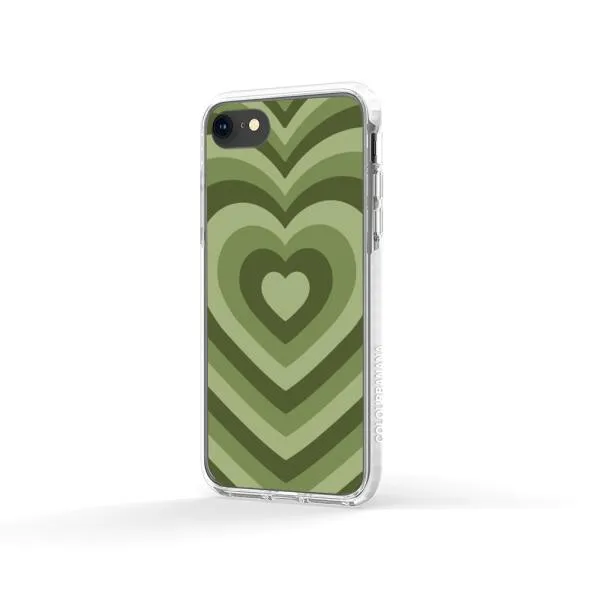 iPhone Case - Green Latte Heart