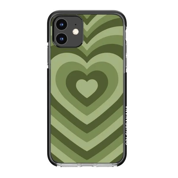 iPhone Case - Green Latte Heart