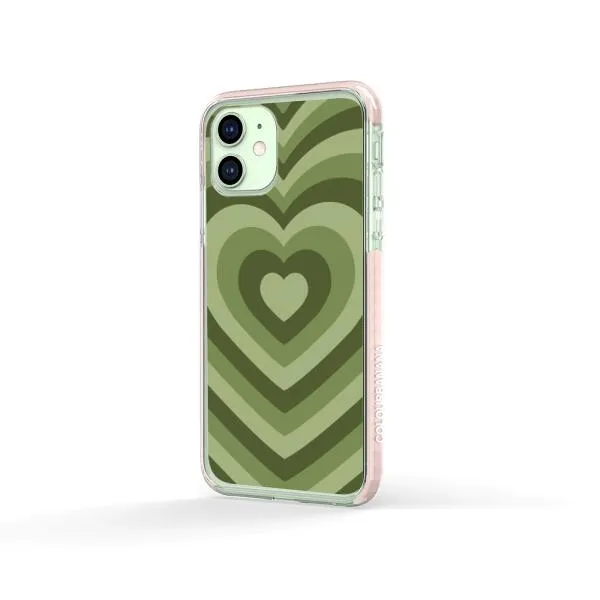 iPhone Case - Green Latte Heart