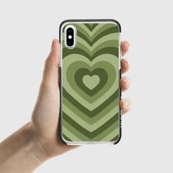 iPhone Case - Green Latte Heart