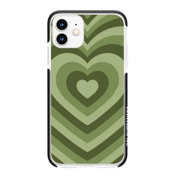 iPhone Case - Green Latte Heart