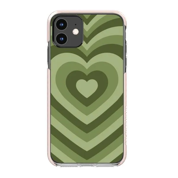 iPhone Case - Green Latte Heart