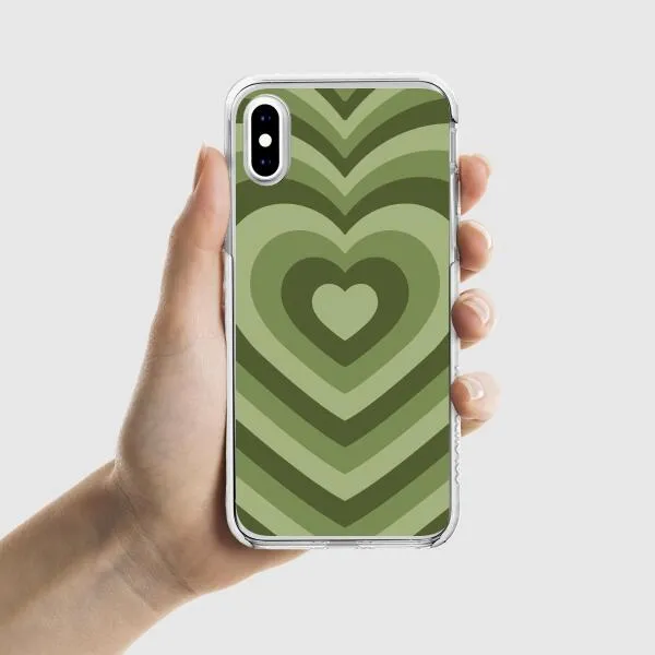 iPhone Case - Green Latte Heart