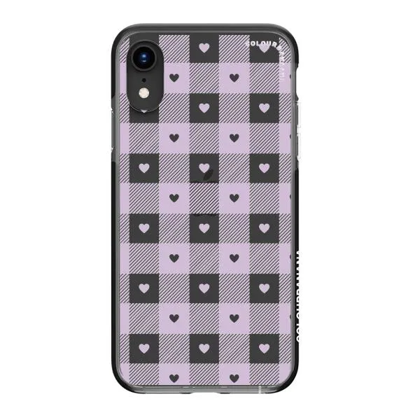 iPhone Case - Pastel Lilac And Off White