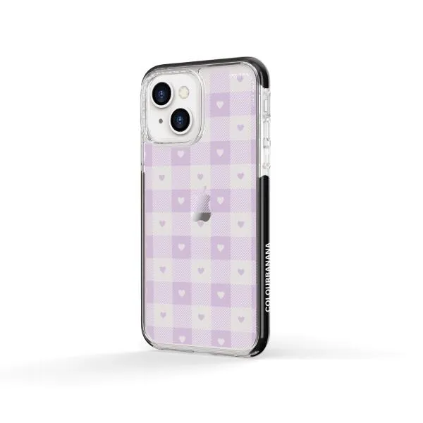 iPhone Case - Pastel Lilac And Off White