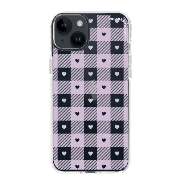 iPhone Case - Pastel Lilac And Off White