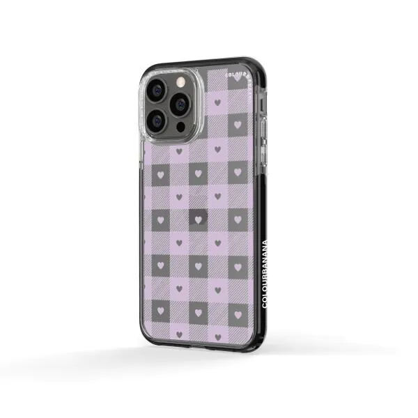 iPhone Case - Pastel Lilac And Off White