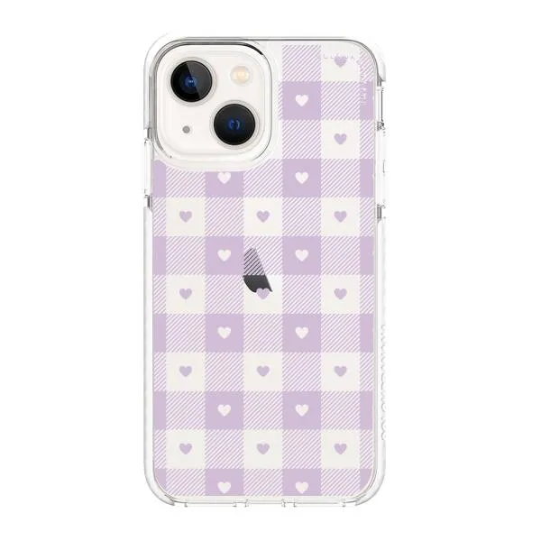 iPhone Case - Pastel Lilac And Off White