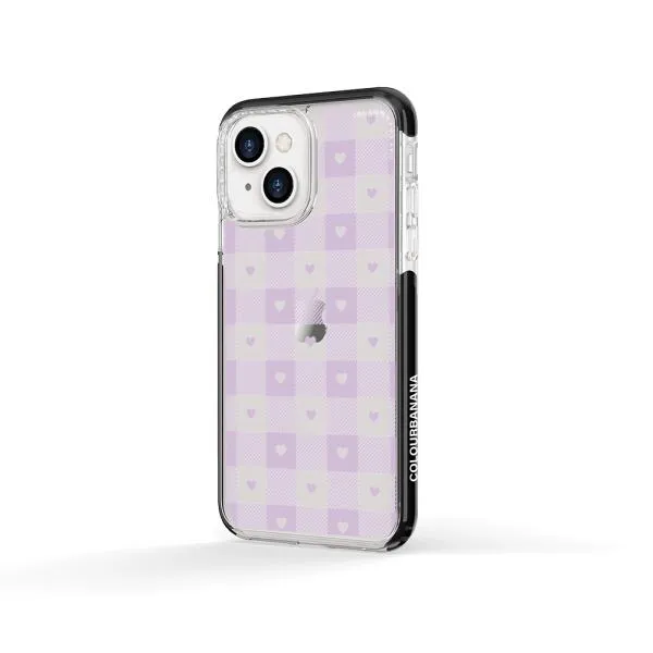 iPhone Case - Pastel Lilac And Off White