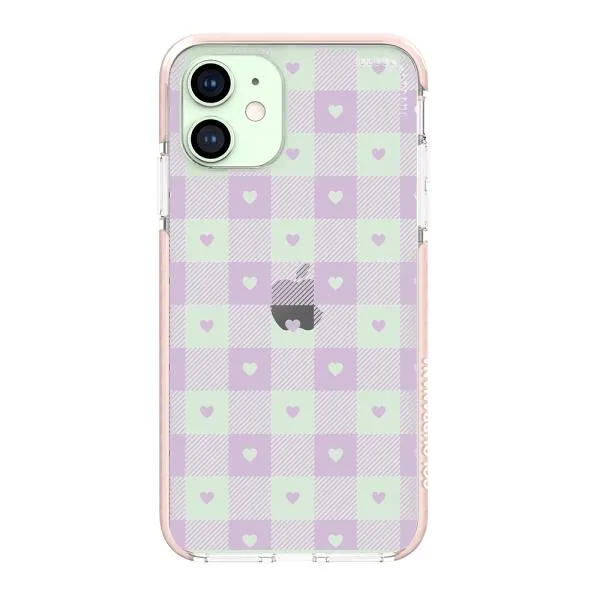 iPhone Case - Pastel Lilac And Off White