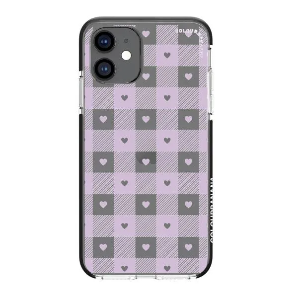 iPhone Case - Pastel Lilac And Off White