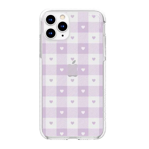 iPhone Case - Pastel Lilac And Off White