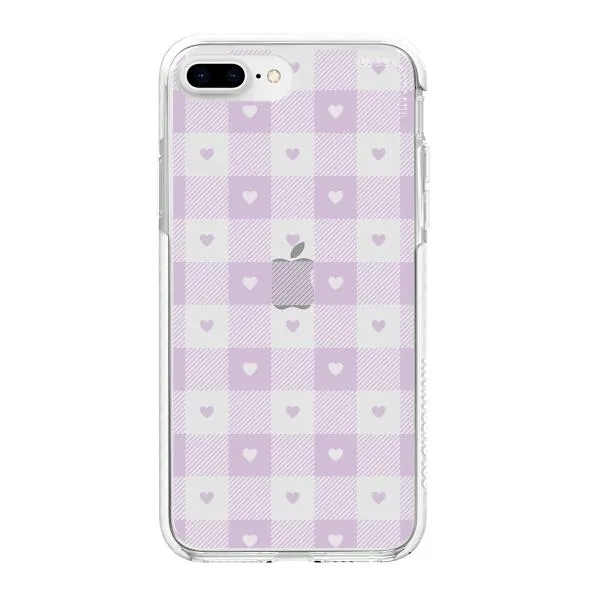 iPhone Case - Pastel Lilac And Off White