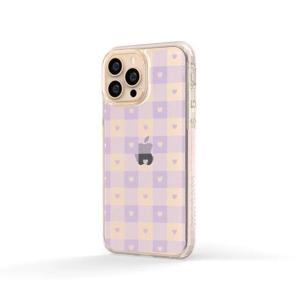 iPhone Case - Pastel Lilac And Off White