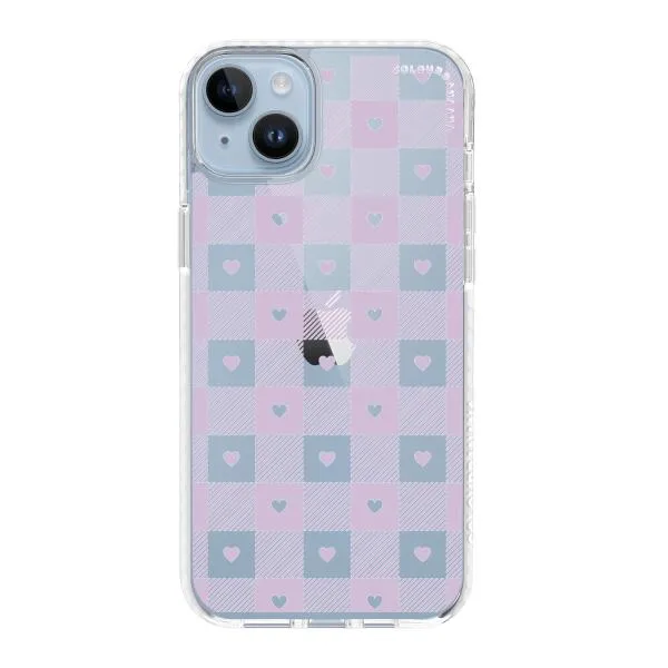 iPhone Case - Pastel Lilac And Off White