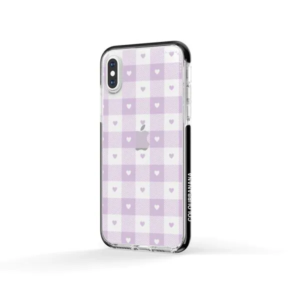 iPhone Case - Pastel Lilac And Off White