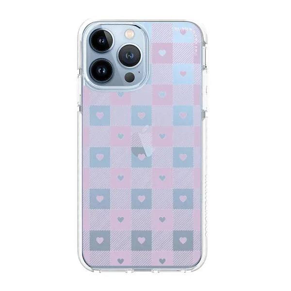 iPhone Case - Pastel Lilac And Off White