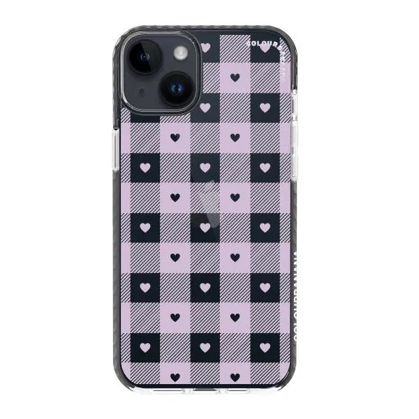 iPhone Case - Pastel Lilac And Off White