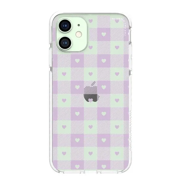 iPhone Case - Pastel Lilac And Off White