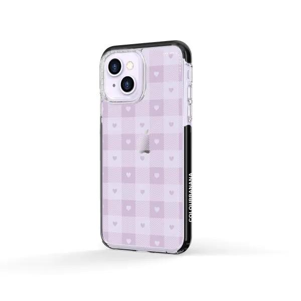 iPhone Case - Pastel Lilac And Off White