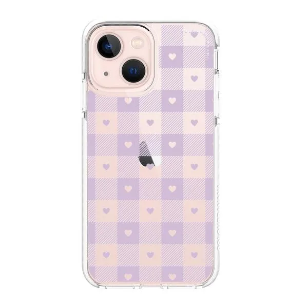 iPhone Case - Pastel Lilac And Off White