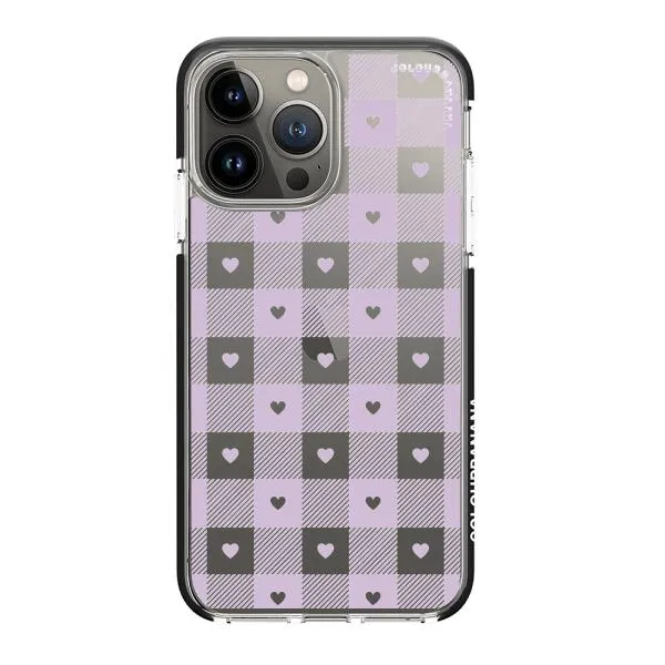 iPhone Case - Pastel Lilac And Off White